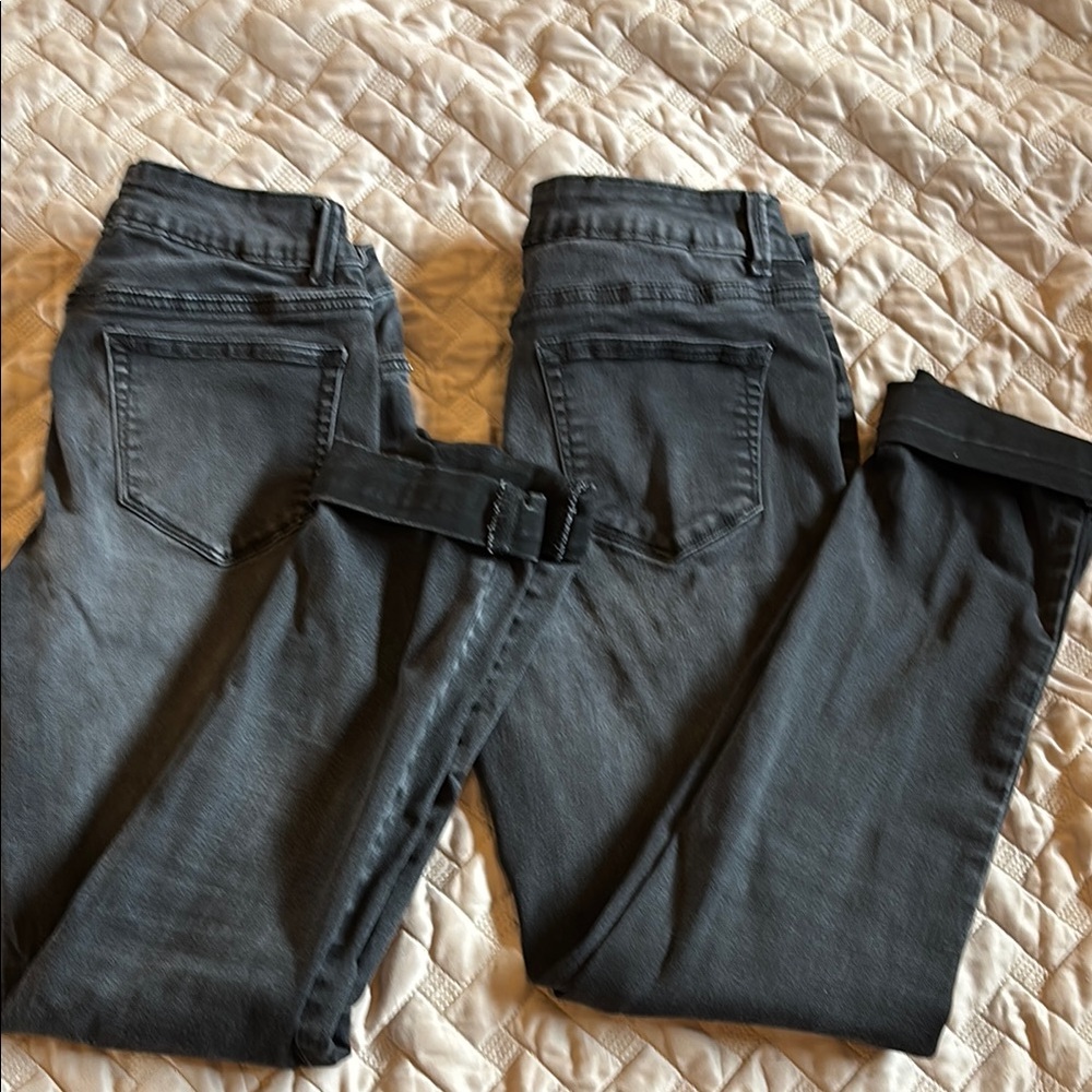 Maurices Black Ankle Cropped Pants
